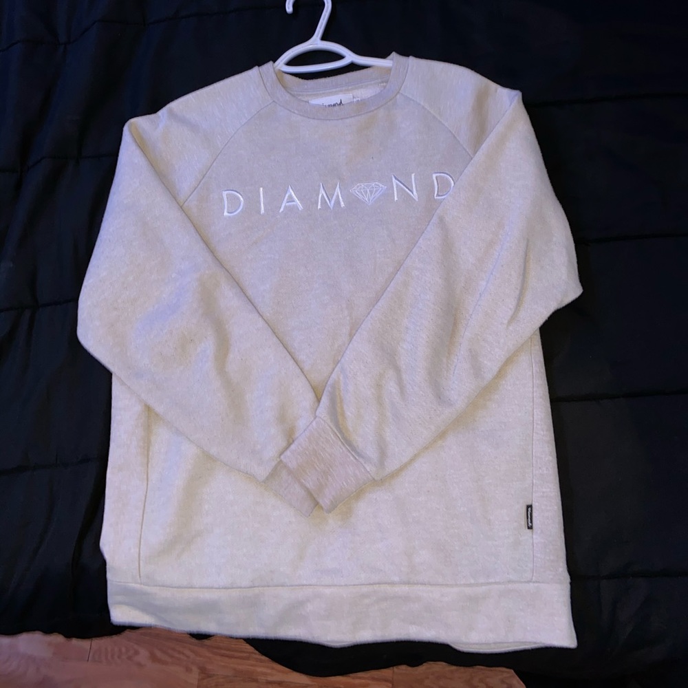 Diamond Supply Cream Crewneck